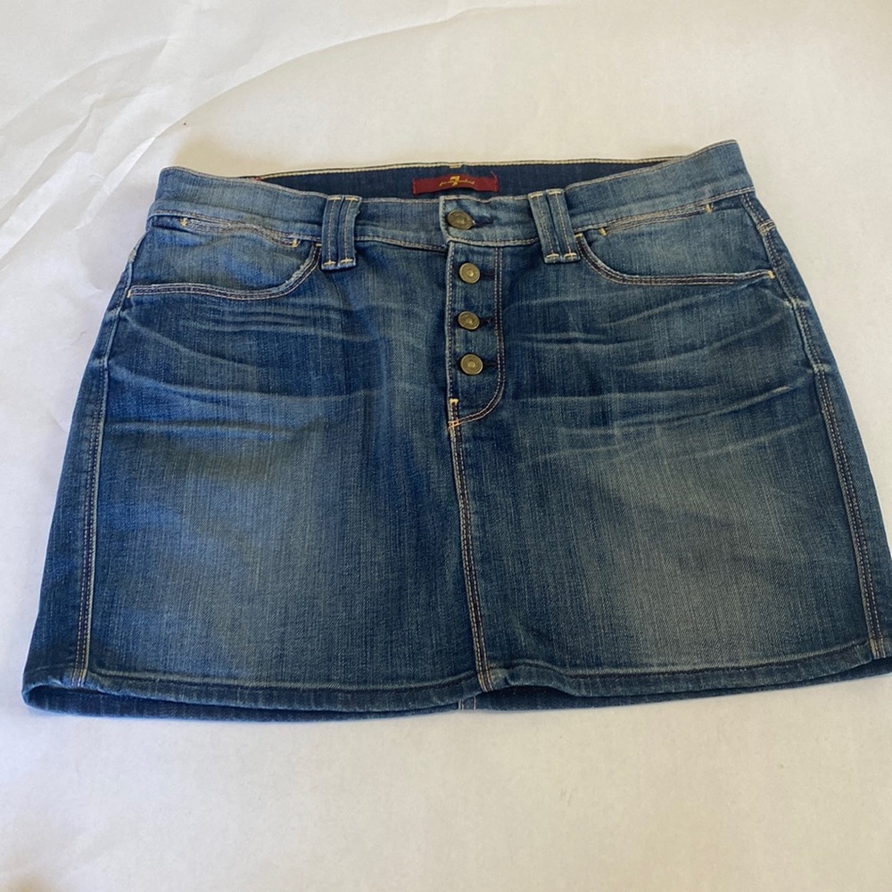 7 for all mankind jean Miniskirt